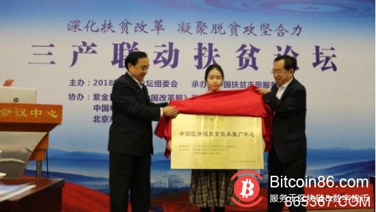 中国区块链扶贫技术推广中心正式成立