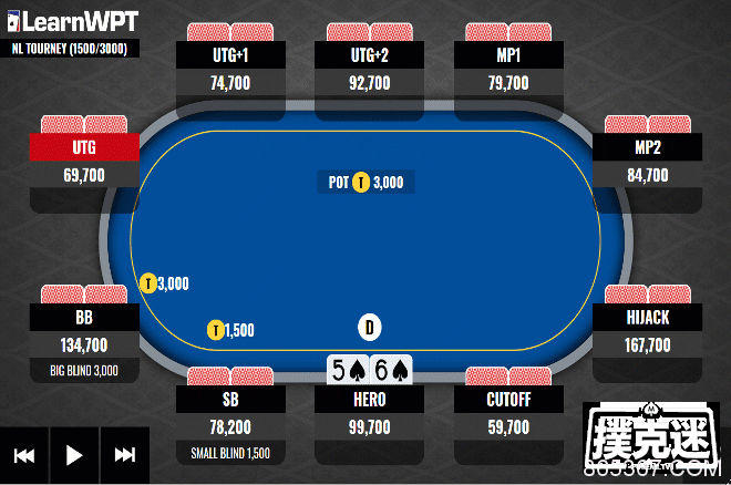 牌局分析：65s，是否在翻牌圈持续下注？