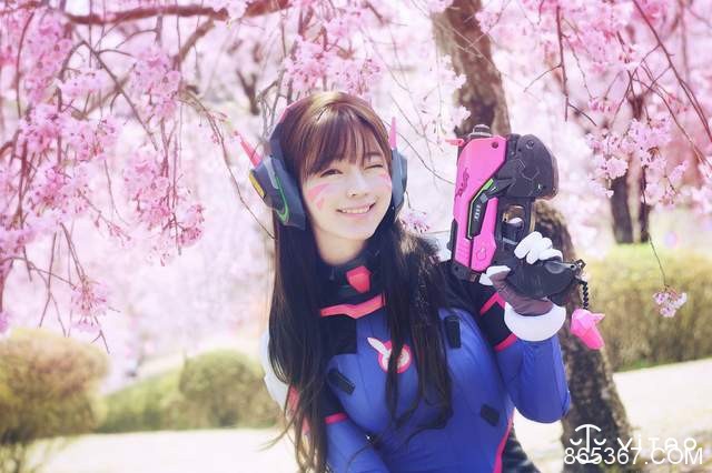 韩国超人气模特儿Yurisa Cosplay D.Va CG美少女甜美梦幻