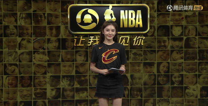 腾讯NBA美女主播宋美娜 “腾讯最美女神”令人一秒恋爱