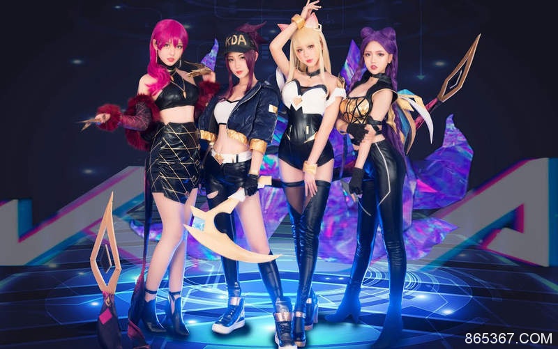 波利花菜园Cosplay虚拟女团歌曲《POP/STARS》 翻跳团体还原MV超洗脑