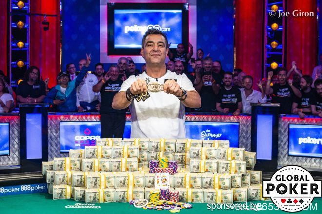 Hossein Ensan问鼎2019 WSOP主赛，揽获$10,000,000奖金