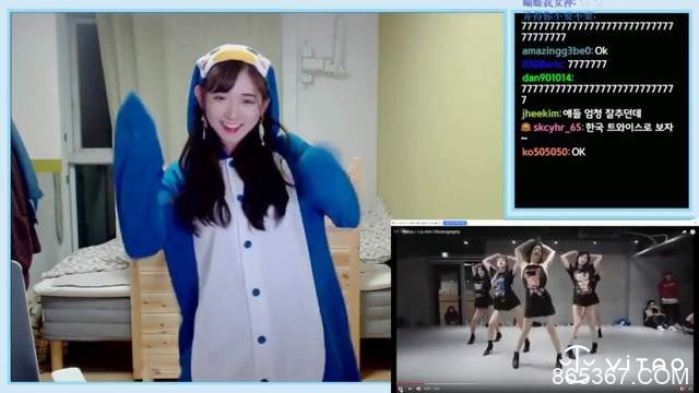 韩国企鹅妹Jinny 美女主播甜美清新引爆粉丝
