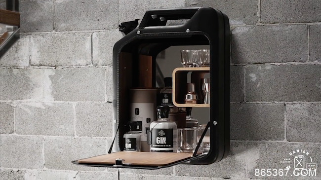 设计师以二战汽油桶为灵感 设计Danish Fuel置物柜兼具品味质感